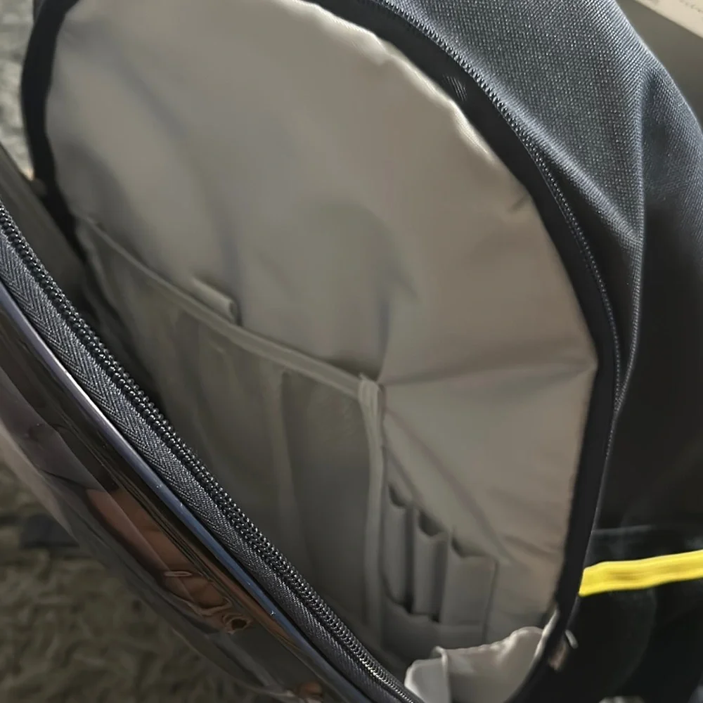 Disney Mandalorian Helmet Kids Backpack - Gray and Yellow
